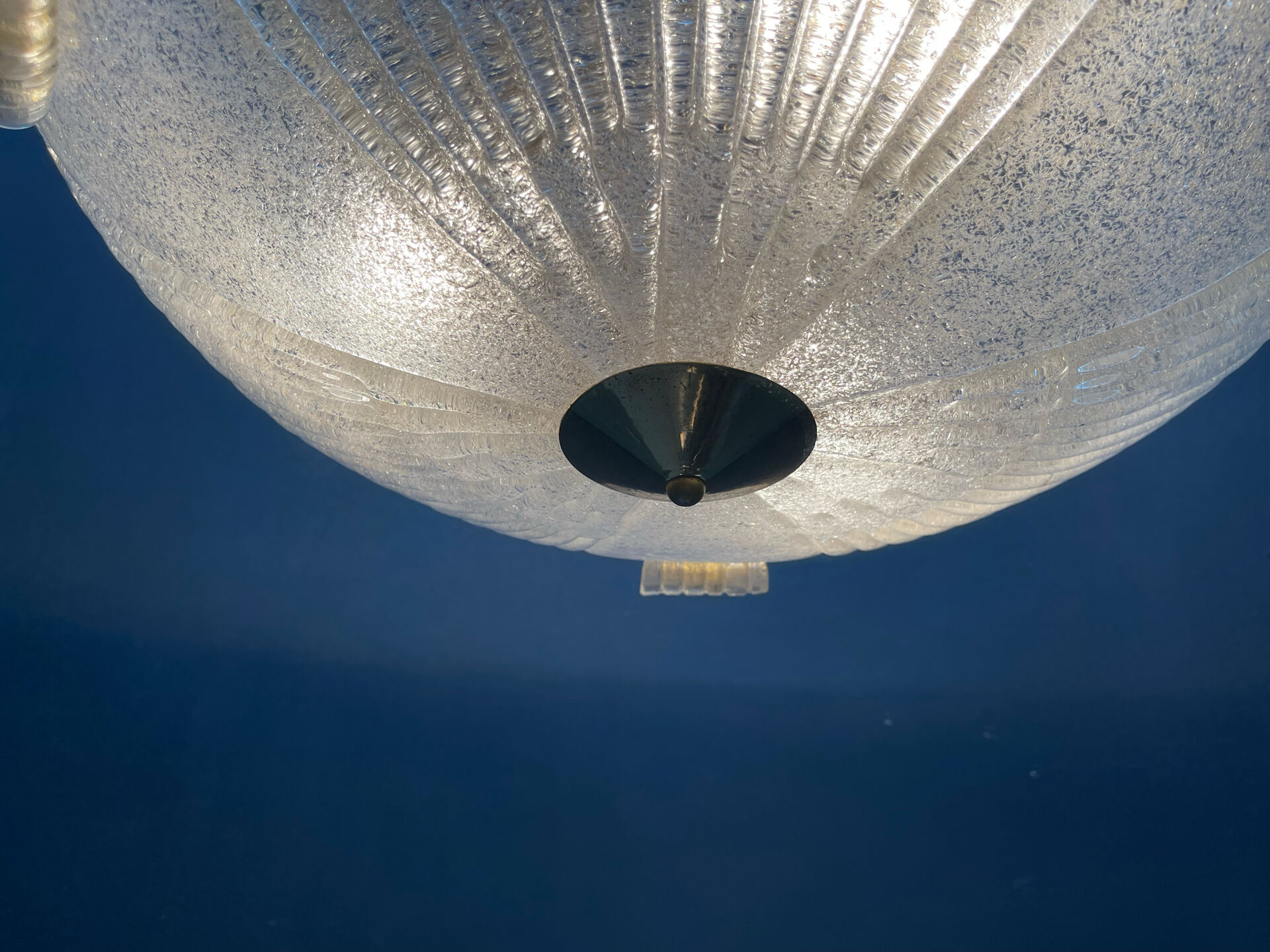 Large Murano Glass Pendant Light, Italy, 1970s