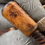 Old wooden corkscrew