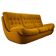20th century, yellow Atlantis three-seater sofa, 1960s
