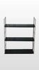 Étagère murale string années 60, noire