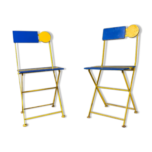 Paire de chaises de jardin