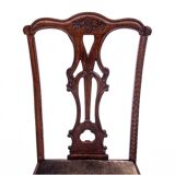 Table et chaises anciennes du 19ème siècle, Europe occidentale.