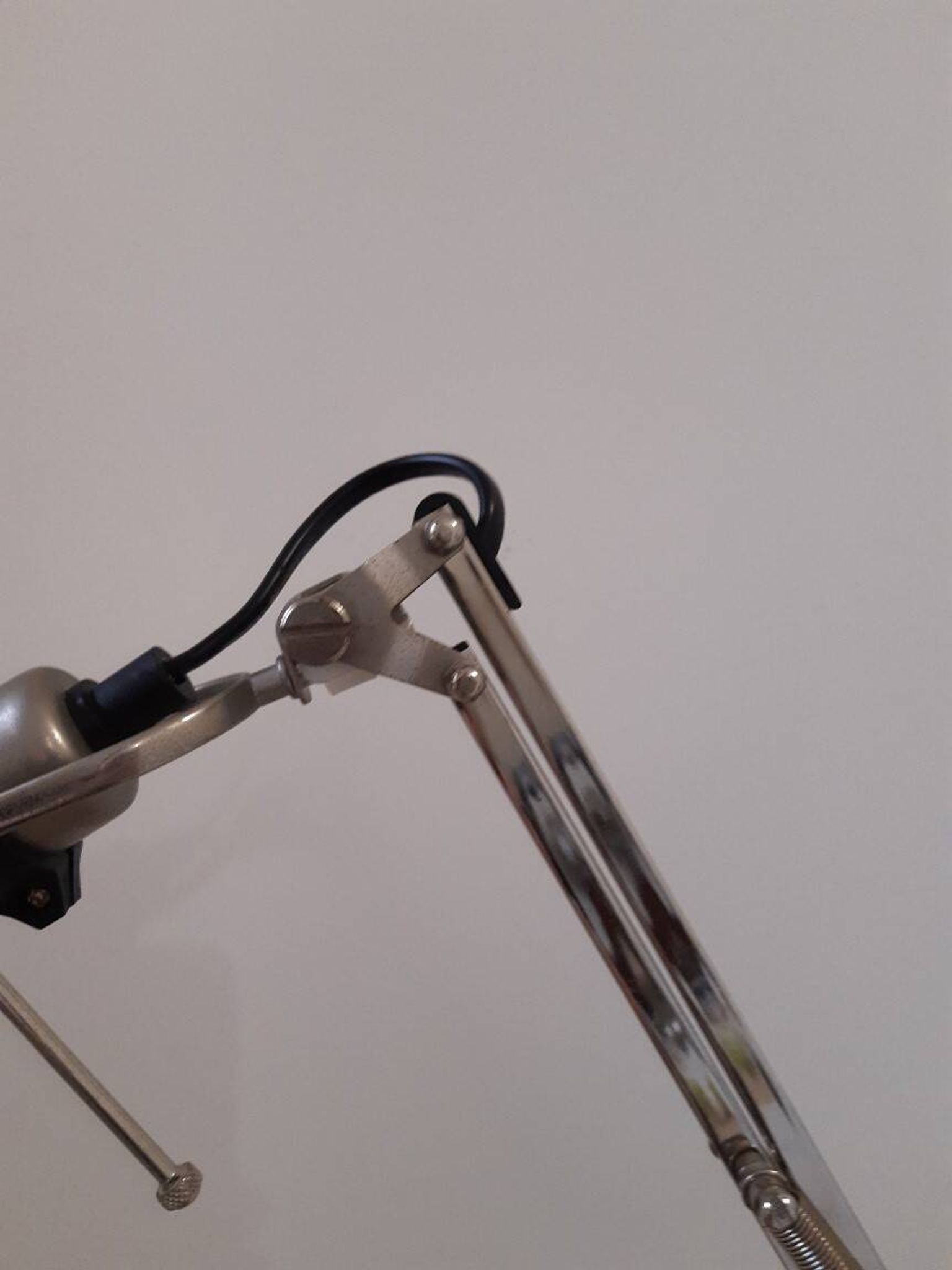Pair of articulated lamps vintage 1980s industrial design
