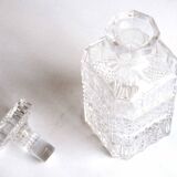 Fluted crystal whiskey decanter