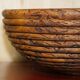 Grand bol d'eucalyptus noueux signé B Moss pour fruits
