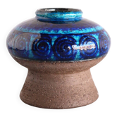 Vase en céramique d'art de style mid-century moderne par Inger Persson pour Rörstrand, années 1970.