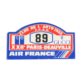 Plaque Paris-Deauville 1988