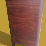 Small wooden veneer Art Deco chest of drawers.