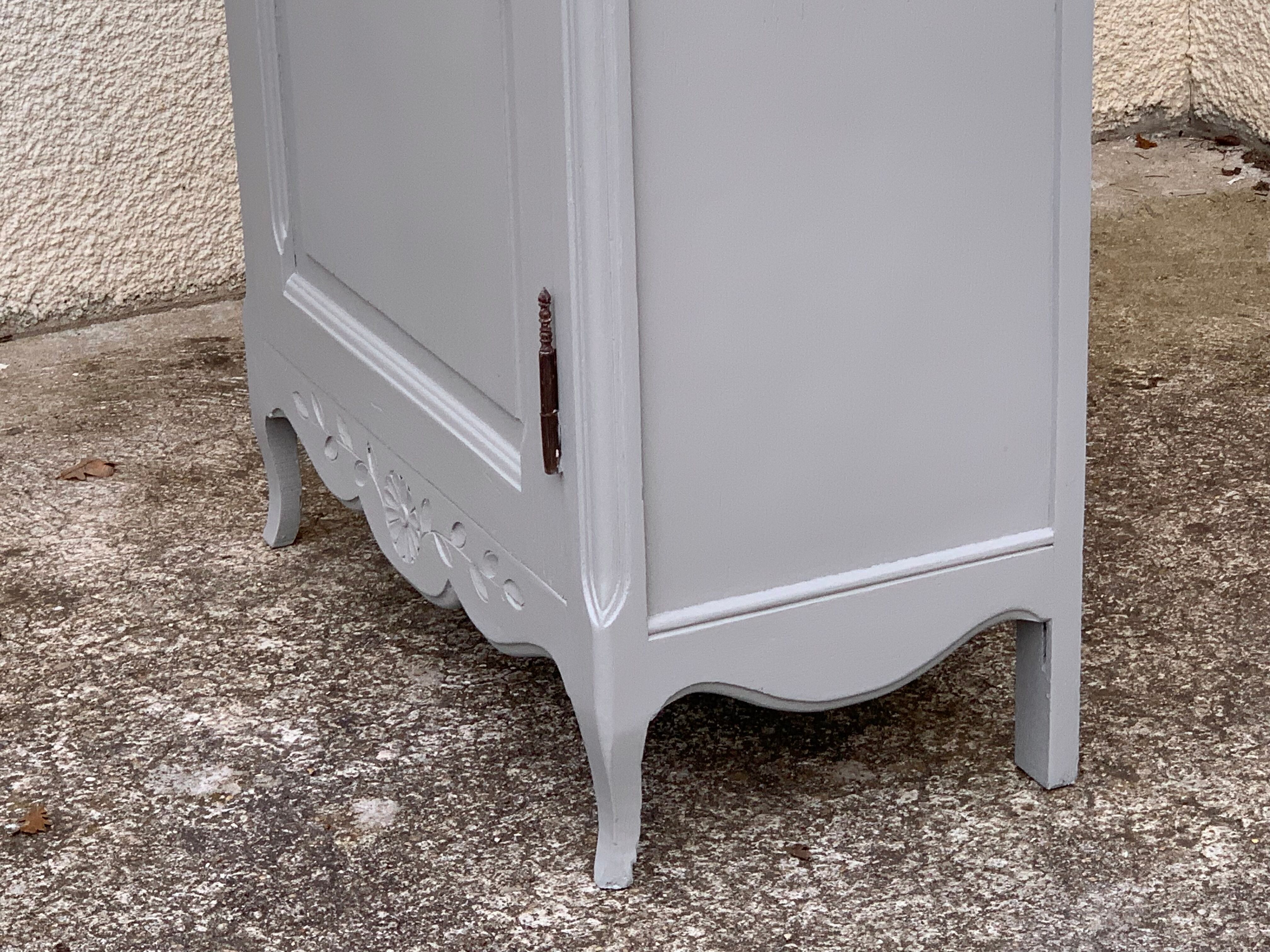 1930s Parisian glass-fronted wardrobe