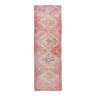 Pink runner rug, 95x307cm