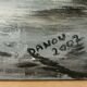 Table signed danou . oil on canvas tanzania volcanic eruption july 2004