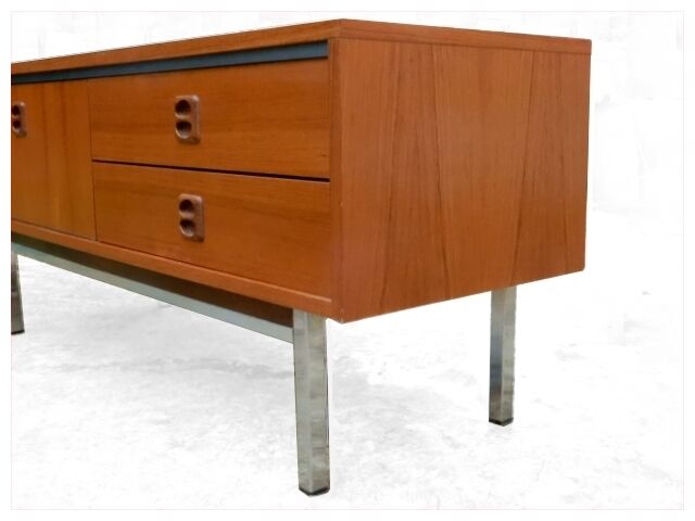 Enfilade furniture low tv hi design in teak 1980s