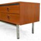 Enfilade furniture low tv hi design in teak 1980s