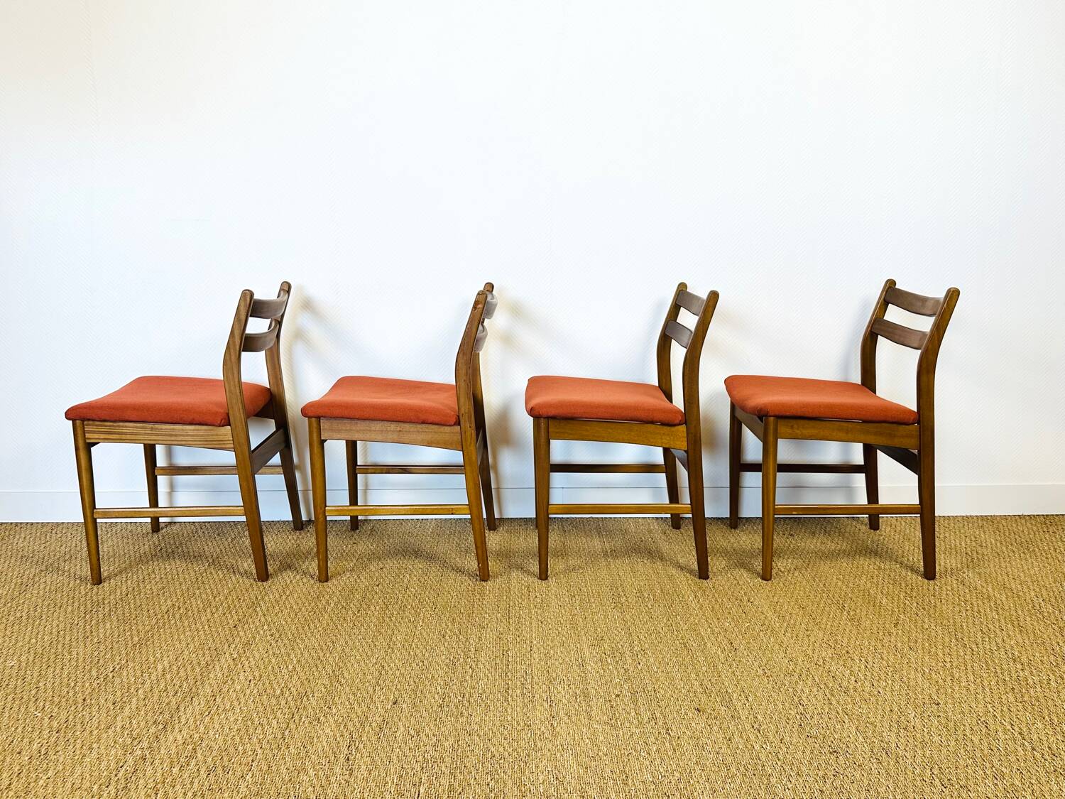 4 Scandinavian chairs 1960