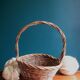 Braided wicker basket / Artisanal basketry
