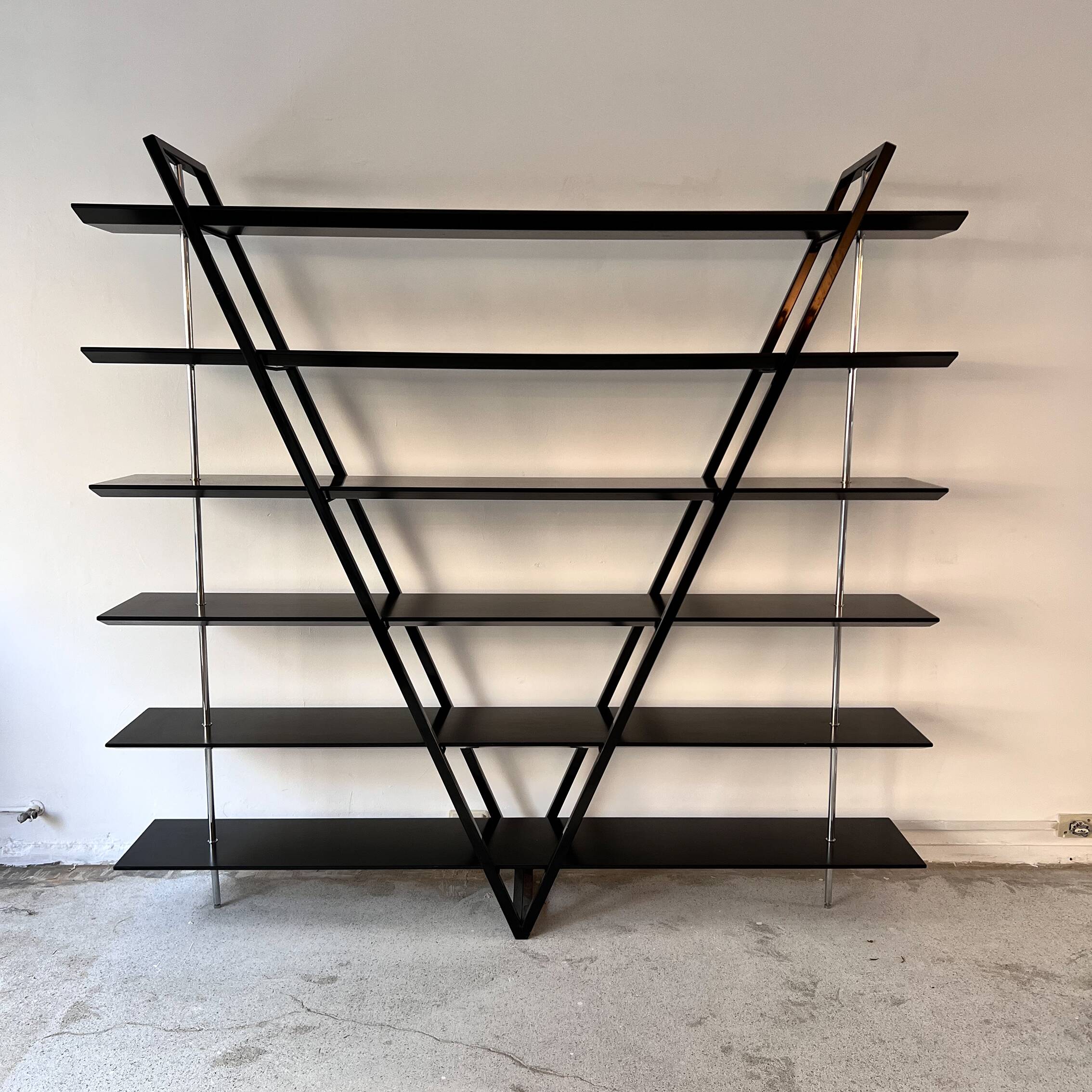 Large Italian Postmodern Free Standing Wall Unit, 1980s