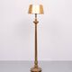 Rococo Italian Wooden Floor Lamp in Gold, 1950s