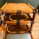 Vintage bamboo bench