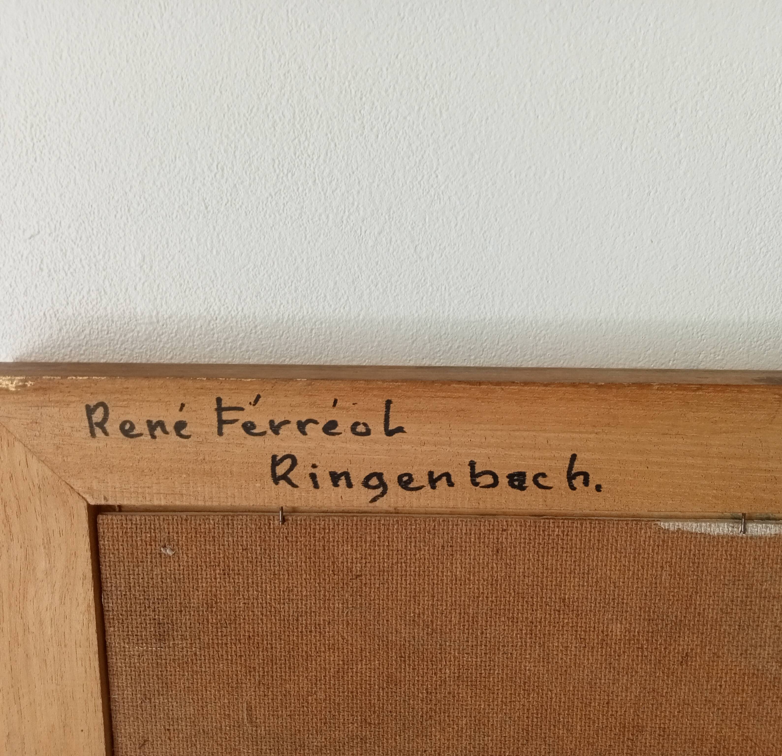 Oil painting by René Férréol Ringenbach "Val de Cusance"