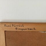 Oil painting by René Férréol Ringenbach "Val de Cusance"