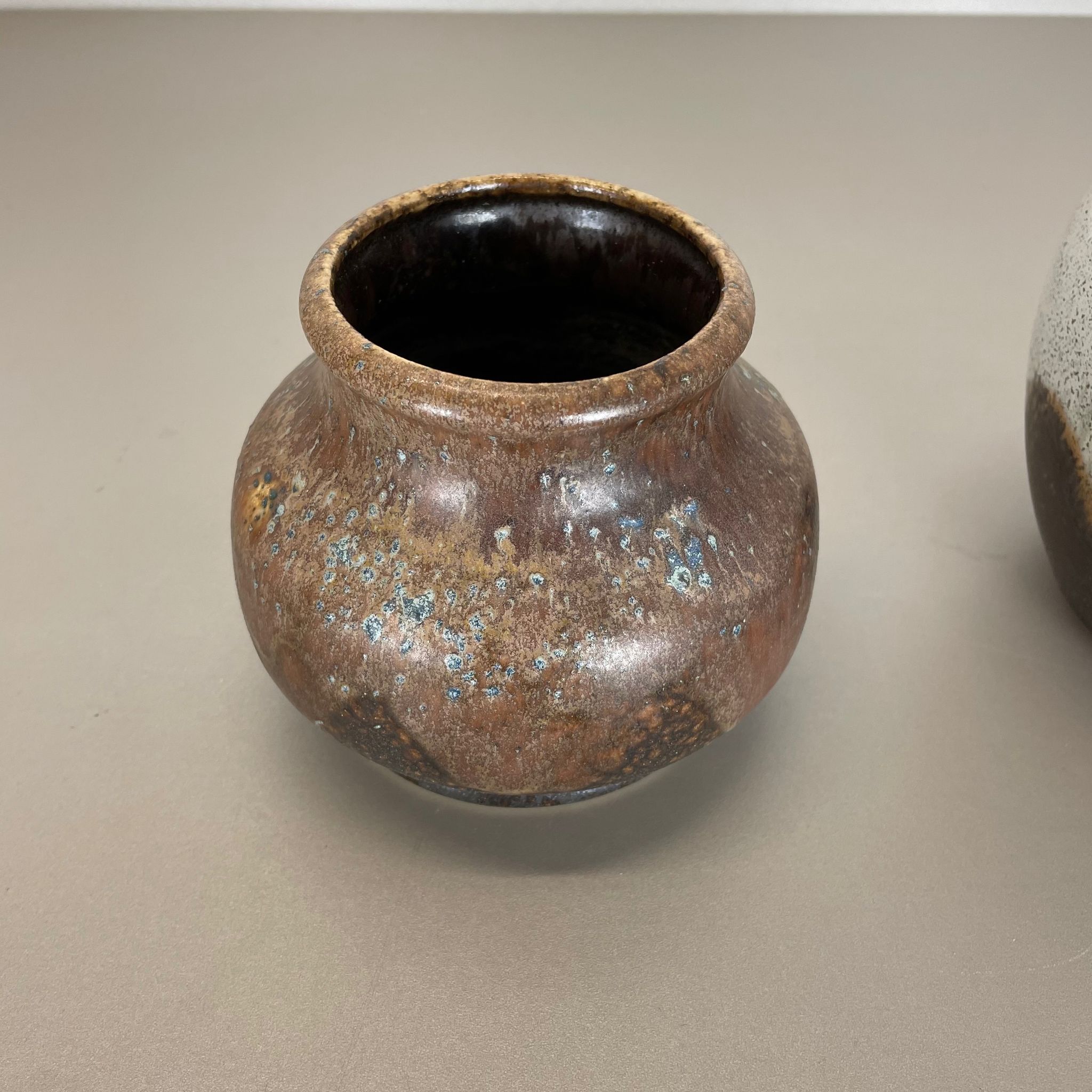 Set of 2 ceramic oottery "Lava" Vases by Dümler and Breiden, Germany, 1960s