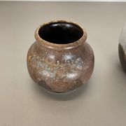 Set of 2 ceramic oottery "Lava" Vases by Dümler and Breiden, Germany, 1960s