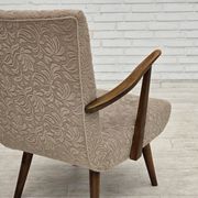 1960s, Danish armchair, furniture wool, beech wood.