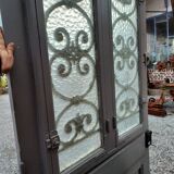 oak glass front door