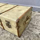 Malle en bois beige