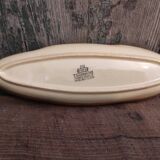 Set of 6 vintage English oval snack plates Active