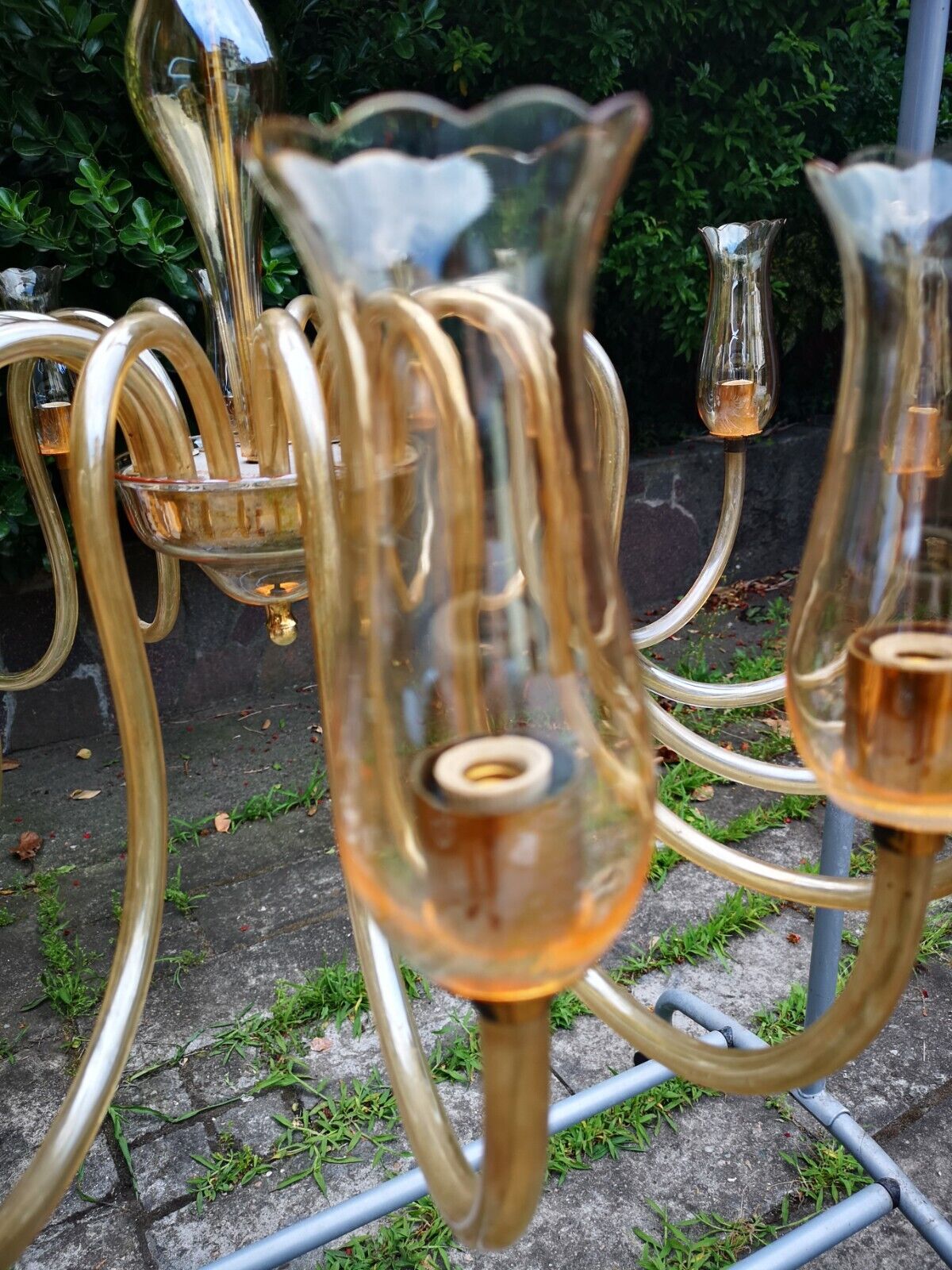 De majo murano sixteen arm chandelier 1950/60