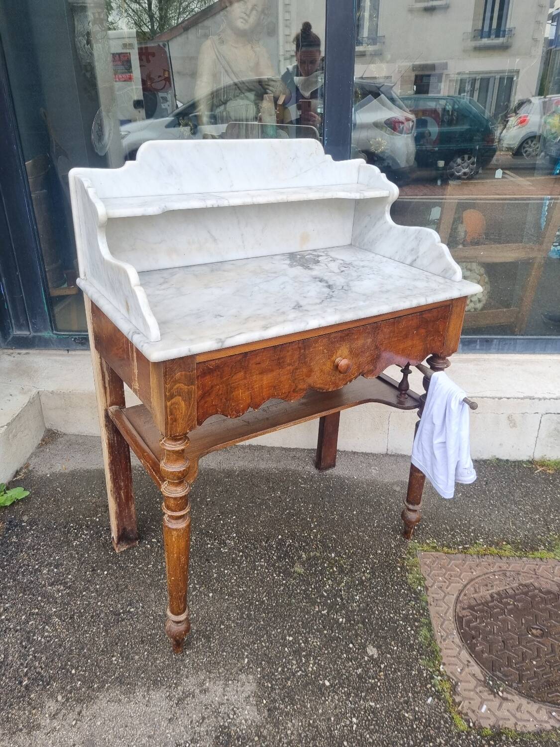Old vintage dressing table