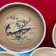Fish service, Main course and 10 plates Sarreguemines Granville, vintage