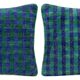 Set of 2 vintage Turkish cushion covers 41x58 cm