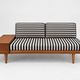 Vintage Scandinavian Ekornes Svane retro daybed MidCentury 1960s