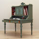 Pine desk, Danish design, 1950s, production: Denmark