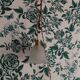 Suspension, baladeuse en verre formant une tulipe