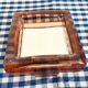 Miroir en verre rose d’Italie
