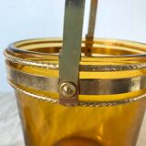 Amber vintage ice bucket
