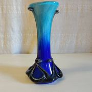 Art Nouveau vase in Biot glass by J.M. OPERTO - mid 20th century