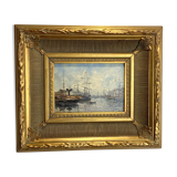 Oil on canvas signed " f.nicoli "