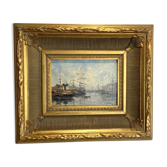 Oil on canvas signed " f.nicoli "