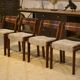 Set of 4 Scandinavian chairs from the 1960s.