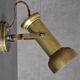 Brass articulated wall lamp – steampunk spirit -