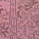 Tapis turc Oushak rose sku 1129