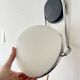 Vintage Space Age Wall Lamp Adjustable Chrome Glass, Italy, 1970s