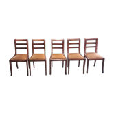 Series of 5 patty chairs