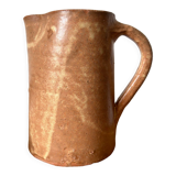Handmade terracotta pitcher
