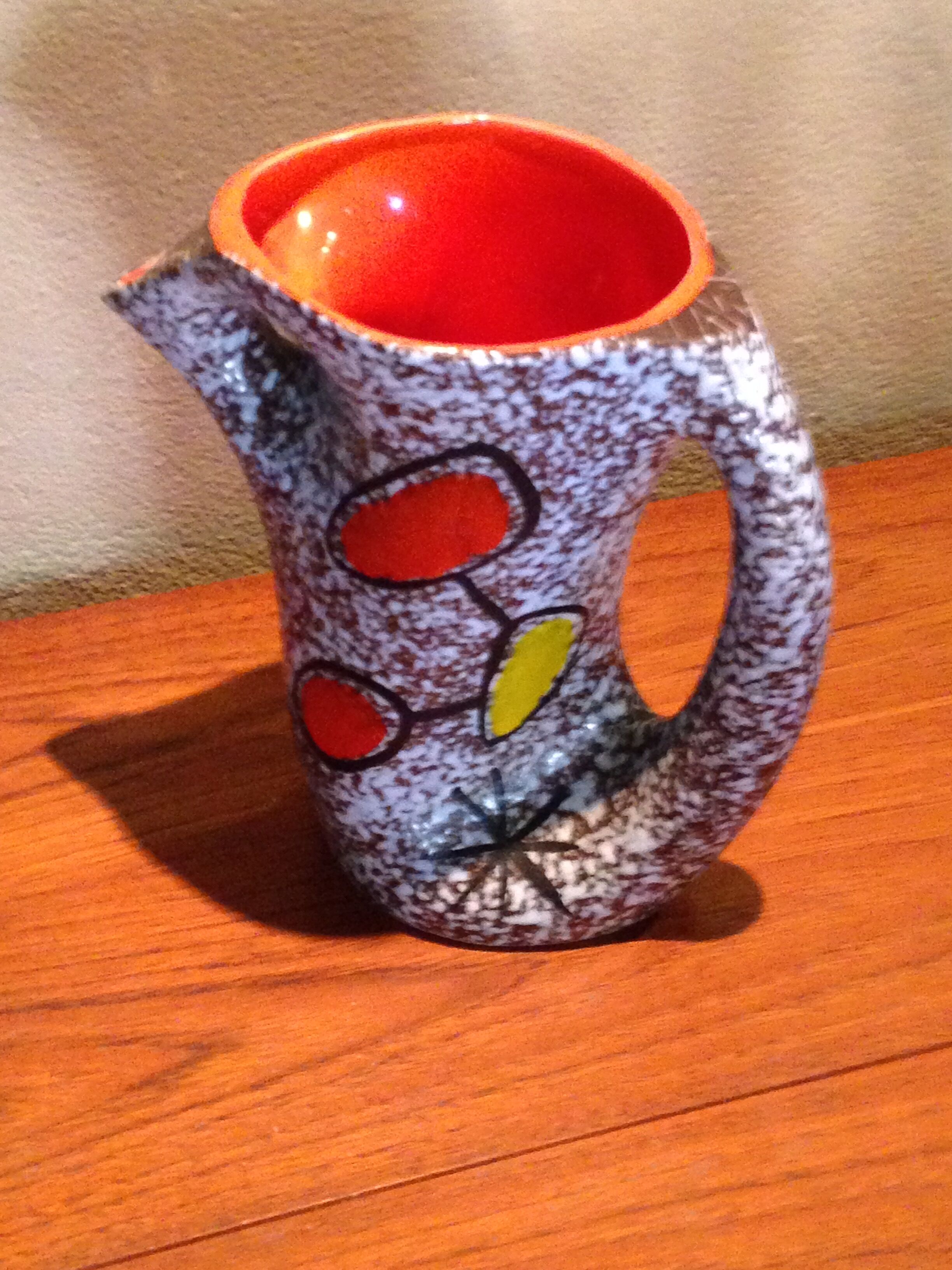 Set of 4 ceramics Vallauris 1950