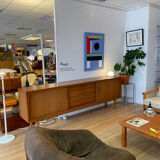 Blond teak sideboard, Germany, 60 ́s